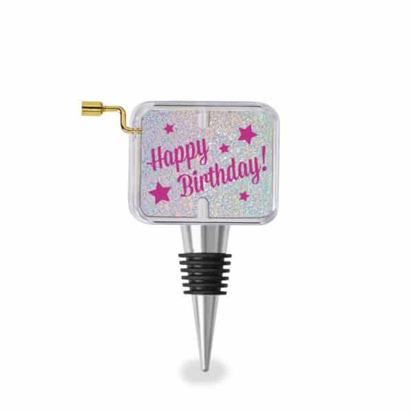 Musical Happy Birthday Wine Stopper