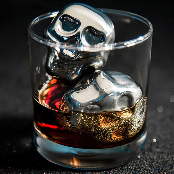 Skull Stainless Steel Ice Cube Cooler